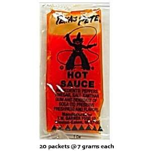 20 packs   Texas Pete Hot Sauce 7g Packets  Grocery 