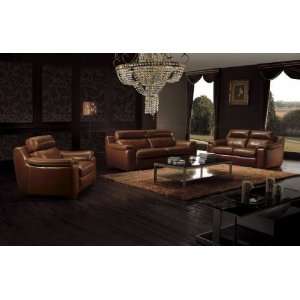  Vig Furniture Bo3936 Modern Brown Leather Living Room Furniture 