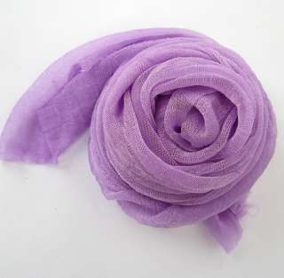 Girls Womens Candy Colour long soft Scarf wrap shawl Neckerchief 20 