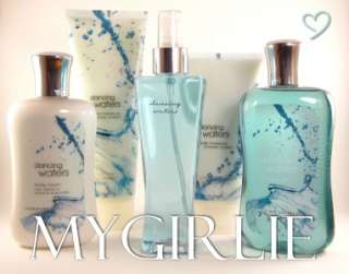   SIZE Bath and Body Works DANCING WATERS Cream Mist Lotion Gel  