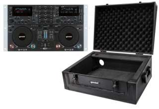 GEMINI CDMP 6000 Dual DJ Turntable + Coffin Hard Case  