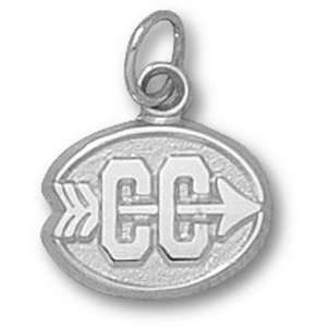 Cross Country Symbol 3/8 Charm   Sterling Silver Jewelry  