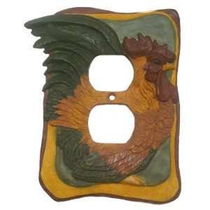   Rooster Kitchen Decor Electrical Outlet Plate Cover