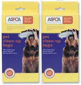 Puppy Dog Pet Clean up BLACK Waste/Poop Bags ASPCA LOT2  