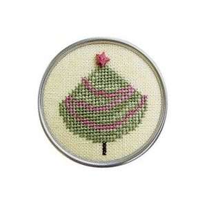  Cranberry Tree Tin   Cross Stitch Kit Arts, Crafts 