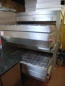 Blodgett Double Stack Electric Pizza Conveyor Oven model SG3240F on 
