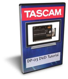 Tascam DP 03 DVD Video Tutorial Manual Help  