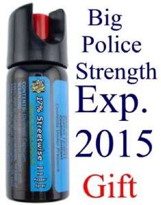Police Strength BIG 2 OZ PEPPER SPRAY WORLDS HOTTEST  