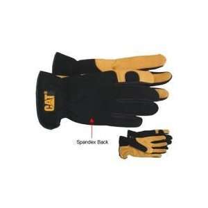Cat Gel Palm Deerskin Leather Palm / Spandex Backed Gloves   CAT012205 