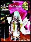 WHITE PATCHOULI MUSK BODY OIL MENS OR WOMENS ~ CUSTOM