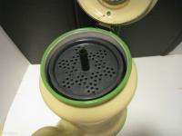   Graniteware Cream Green Electric Percolator / Coffee Pot / Sebring Oh