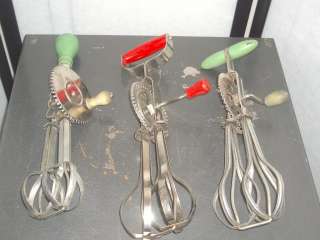 OLD EGG BEATERS HAND MIXERS Mastermix, A&J & Androck  