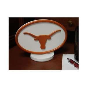   Texas Longhorns Desk Display of Logo Art with Stand