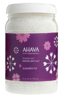 AHAVA Salt Celebration Sugared Fig Mineral Bath Salts  