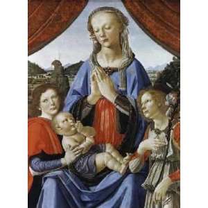  Madonna & Child With Saints by Andrea del Verrocchio . Art 