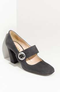 Prada Button Mary Jane Pump  