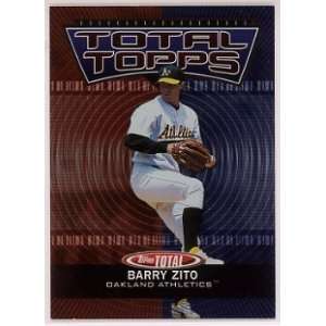 Barry Zito Oakland Athletics 2003 Topps Total Topps #TT30 Baseball 