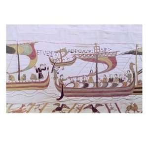 Duke William and His Fleet Cross the Channel to Pevensey, from the 