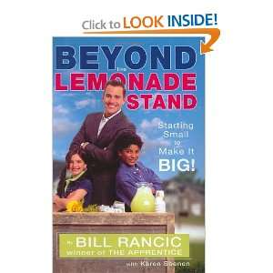  Beyond the Lemonade Stand [Hardcover] Bill Rancic Books