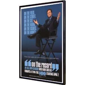  On the Record with Bob Costas 11x17 Framed Poster
