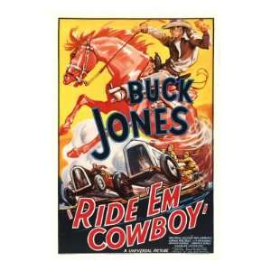  Ride Em Cowboy, Buck Jones, 1936 Premium Poster Print 