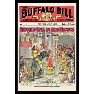 The Buffalo Bill Stories Buffalo Bill in Old Mexico   16x24 Giclee 