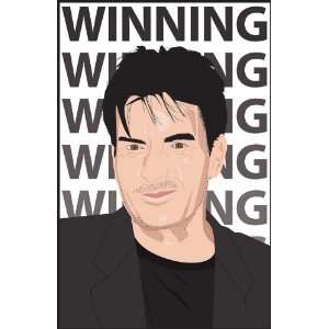 Charlie Sheen   11 x 17 Poster   Style A