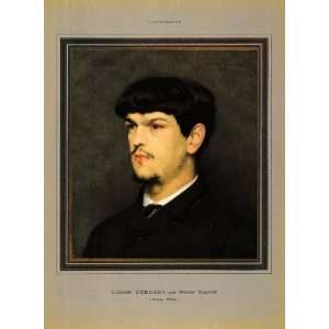  1932 Claude Debussy French Composer Music Portrait 1884 