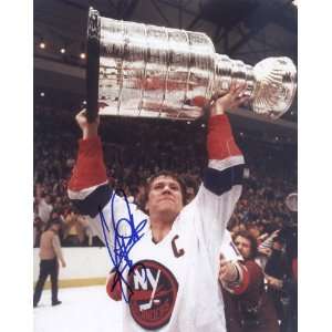  Denis DeJordy Autographed Picture   Dennis Potvin New York 