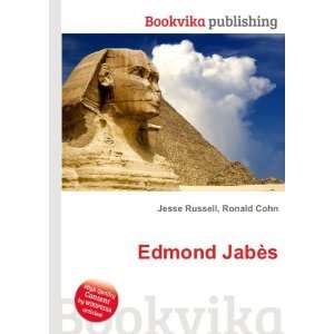  Edmond JabÃ¨s Ronald Cohn Jesse Russell Books