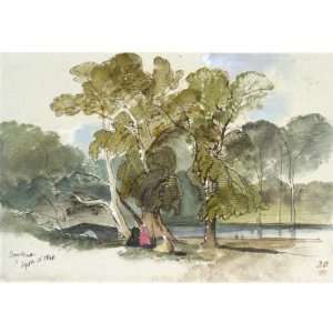 FRAMED oil paintings   Edward Lear   24 x 24 inches   Figures Resting 