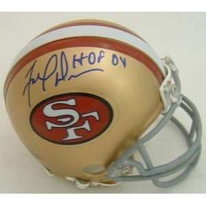 Fred Dean Autographed/Hand Signed San Francisco 49ers mini helmet with 