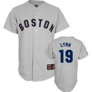 Fred Lynn Majestic Cooperstown Throwback Boston Red Sox Jersey