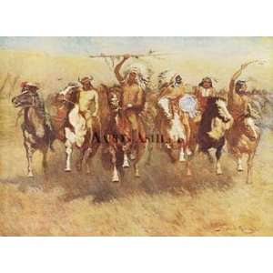  Victory Dance by Frederic Remington 28.00X20.00. Art 