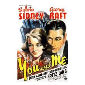  You and Me, Sylvia Sidney, George Raft, 1938 Photographic 