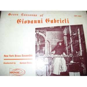  [1959] Seven Canzonas of Giovanni Gabrieli for Single and 