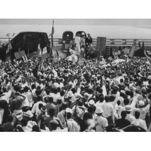  Emperor Haile Selassie Leaving Airplane and Waving to 