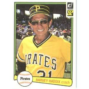  1982 Donruss # 651 Harvey Haddix Pittsburgh Pirates 