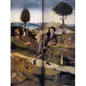 FRAMED oil paintings   Hieronymus Bosch   32 x 42 inches   Triptych of 
