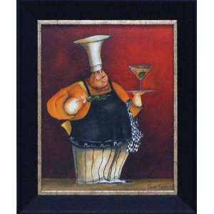  Martini for You by Jennifer Grant 10x12 framed chef 