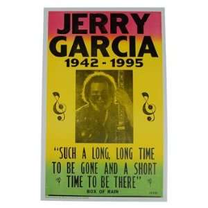 Jerry Garcia Box of Rain Poster