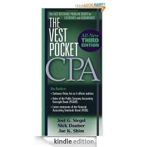 The Vest Pocket CPA Joel G. Siegel, Nick A. Dauber, Jae K. Shim 