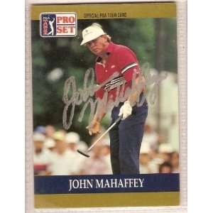 John Mahaffey Signed Autographed Golf Card