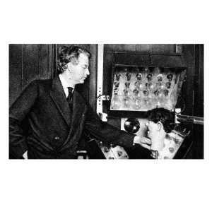  John Logie Baird, with Ventriloquists Dummy Head 