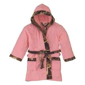 John Marshall Design Girls Pink Camo Max4 Hooded Robe  