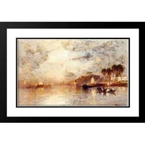 Moran, Thomas 24x18 Framed and Double Matted On the St. Johns River 