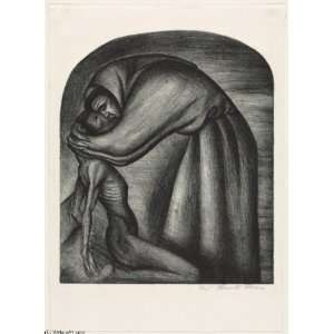  Hand Made Oil Reproduction   Jose Clemente Orozco   24 x 