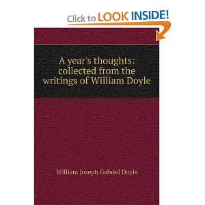   the writings of William Doyle William Joseph Gabriel Doyle Books
