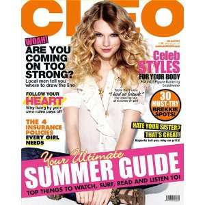  Cleo June 2011 Taylor Swift Cleo Singapore Edition Books