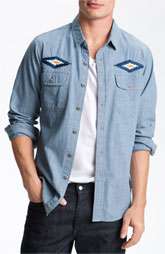 Obey Outpost Denim Woven Shirt Was $86.00 Now $42.90 